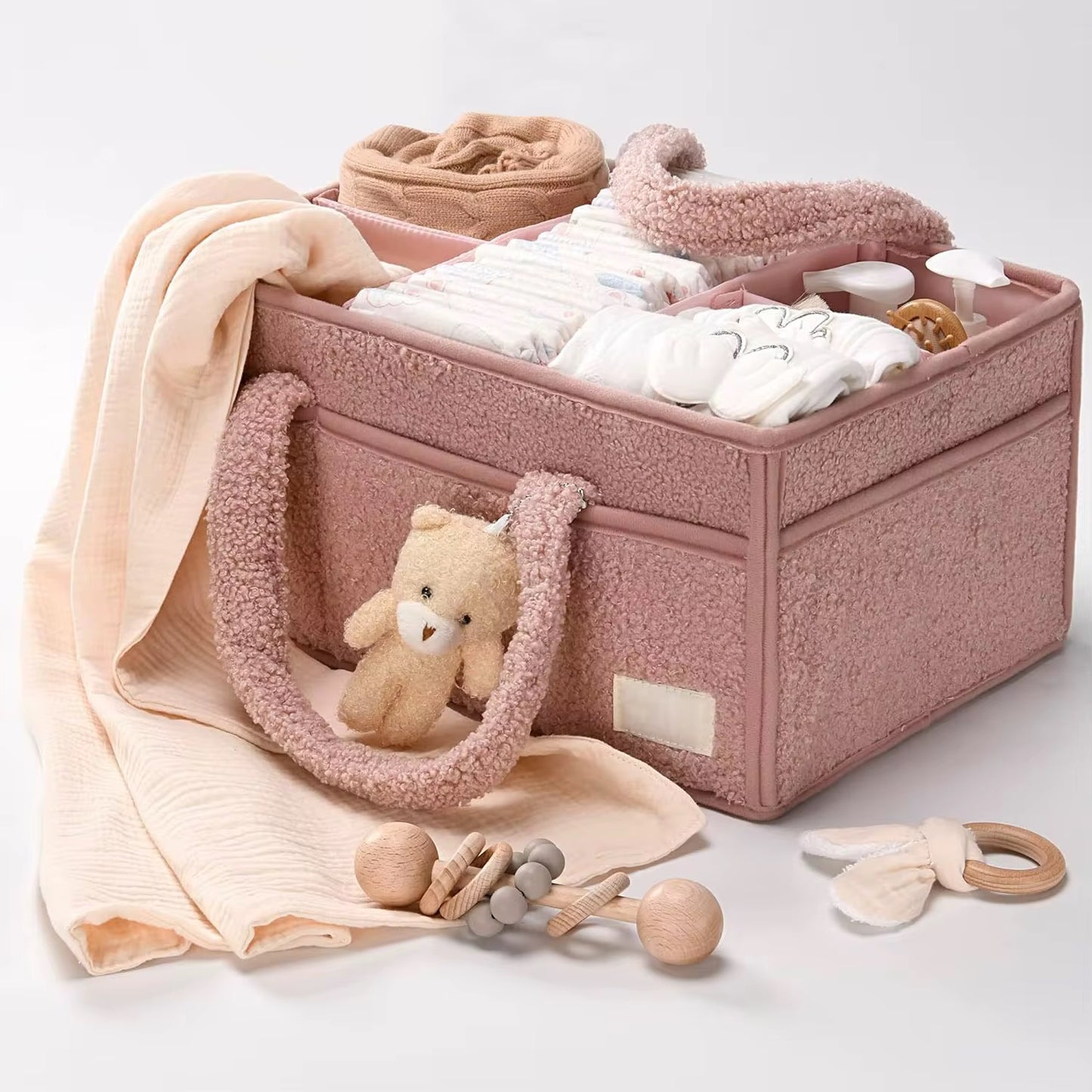 Blossom Baby Sherpa Nappy Caddy